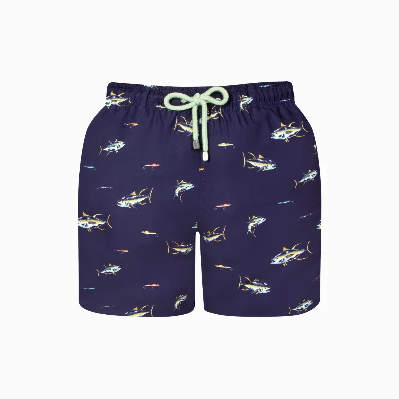 Mid-length Swim Shorts | Tuna / Navy