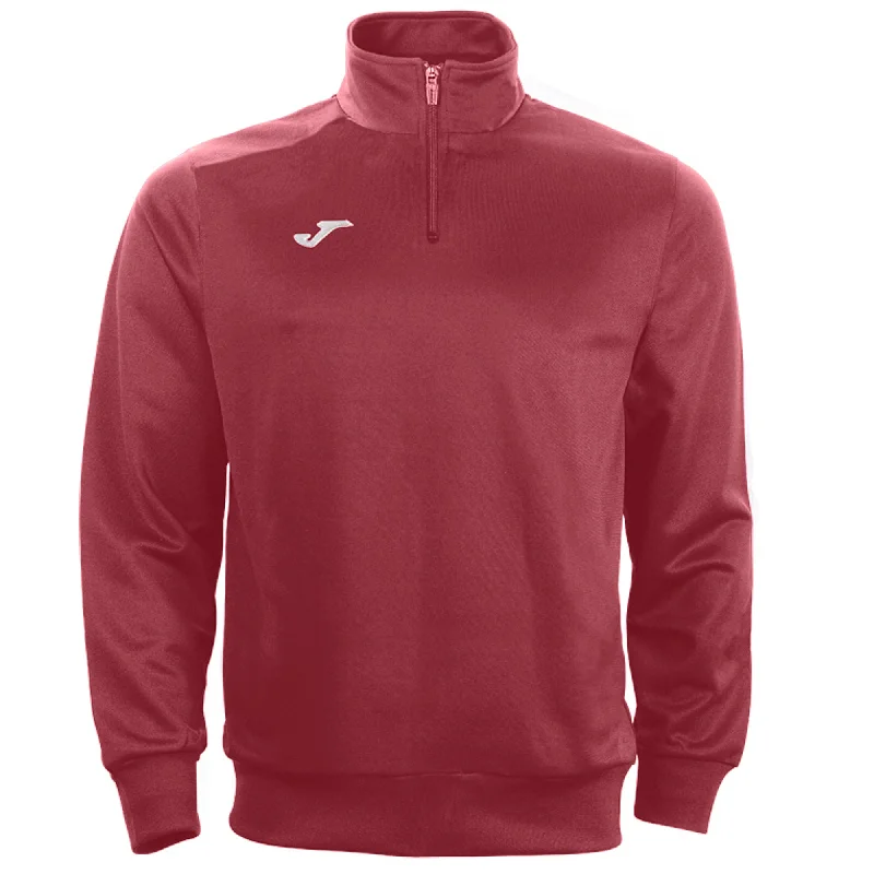 Joma Faraon 1/4 Zip Sweatshirt (Burgundy)