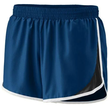 Navy Augusta Adrenaline Female Short with Team Logo - KAC