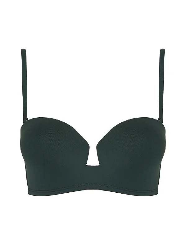 PRASLIN Bikini Top | Forest Green