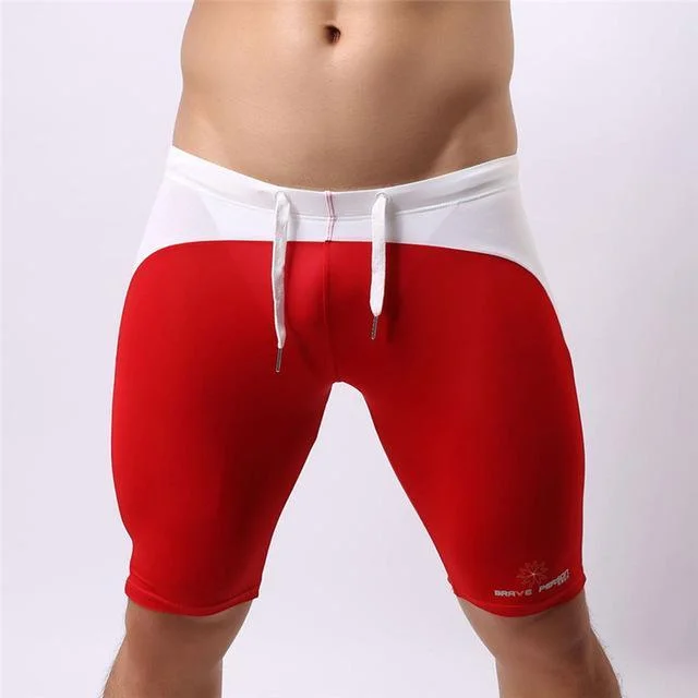 Brave Person Two Toned Knee High Workout Shorts