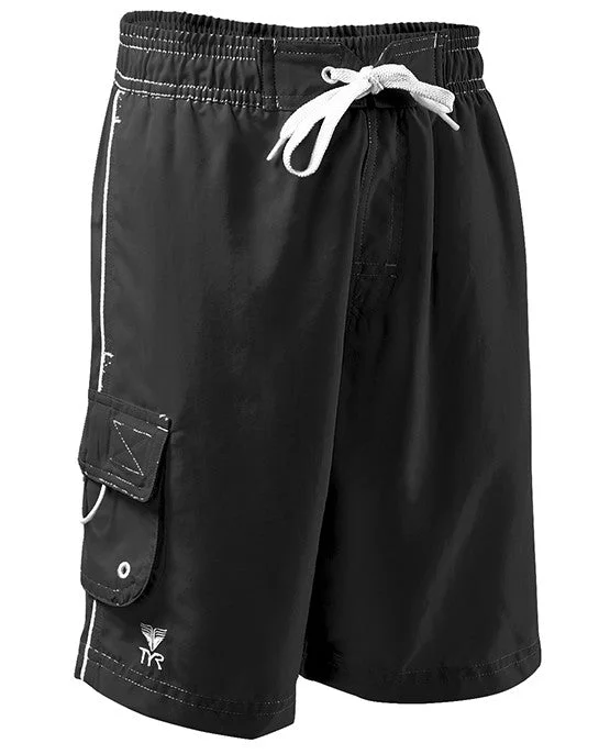 TYR Boy's Solid Challenger Swim Short