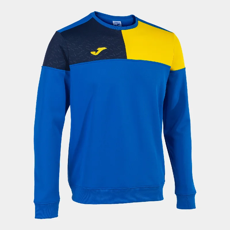 Joma Crew V Sweatshirt (Royal/Yellow/Dark Navy)