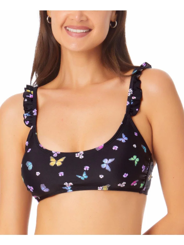 Womens Floral Removable Padding Bikini Swim top