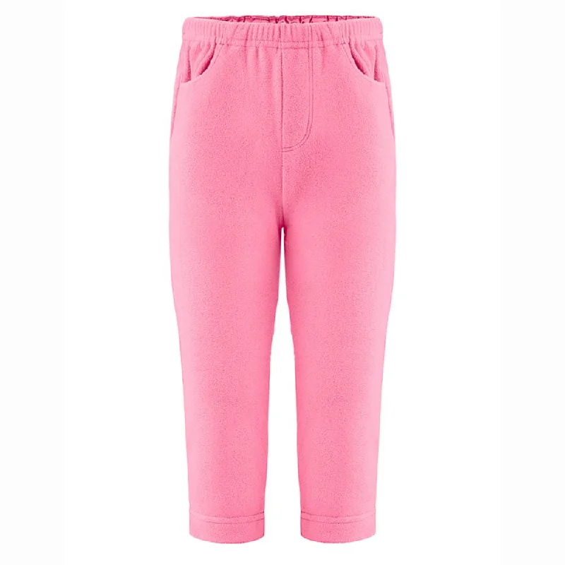 Poivre Blanc Girls Micro Fleece Pants - Orchid Pink