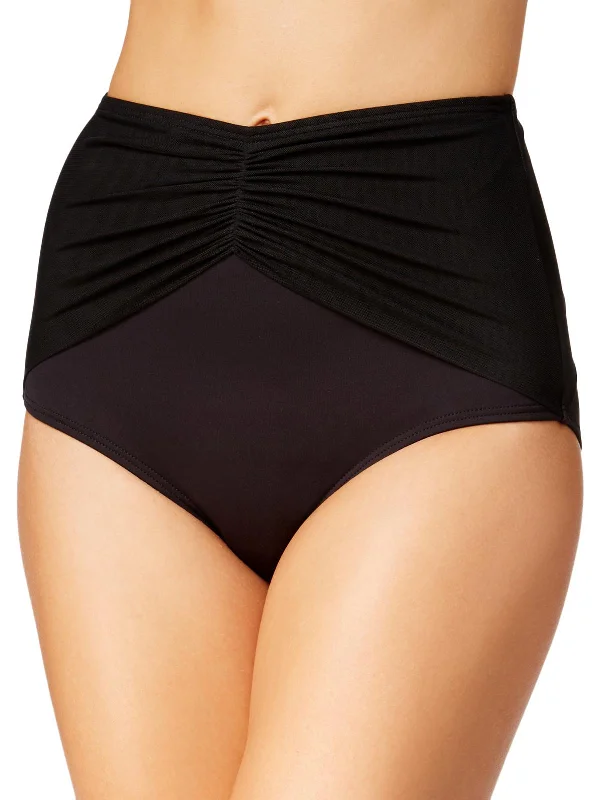 Diva Womens High Waist Crossover Bikini Swim Bottom