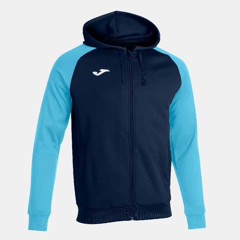 Joma Academy IV Hoodie Jacket (Dark Navy/Turquoise Fluor)