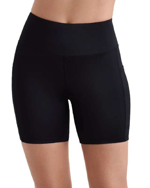 2025 Shape Solver Yoga Waist Midi Swim Short Swim Bottom - 7103842