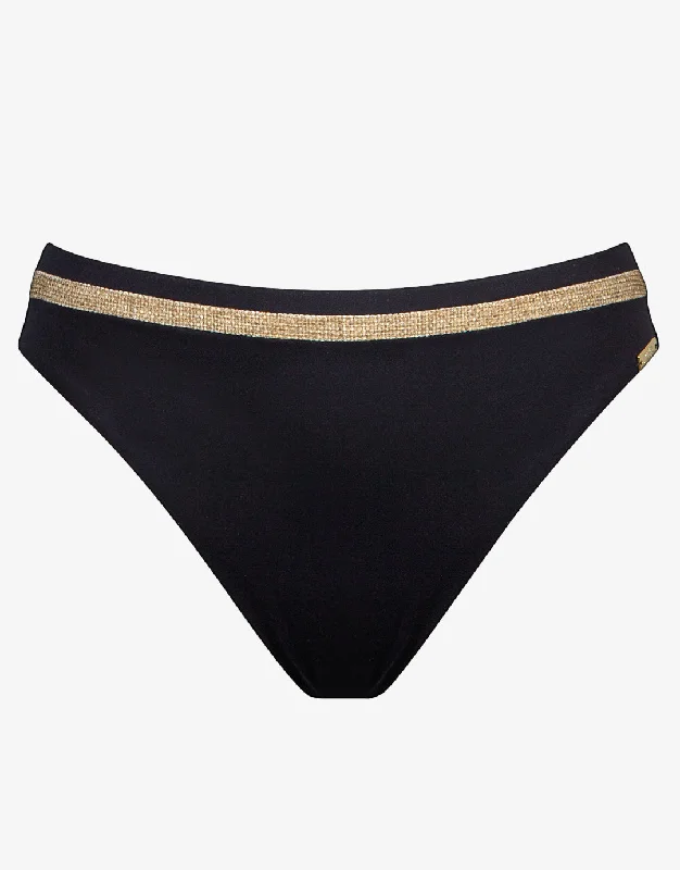 Construction Bikini Pant - Black