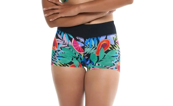 EIDON PAPAYA ALINA SHORTS