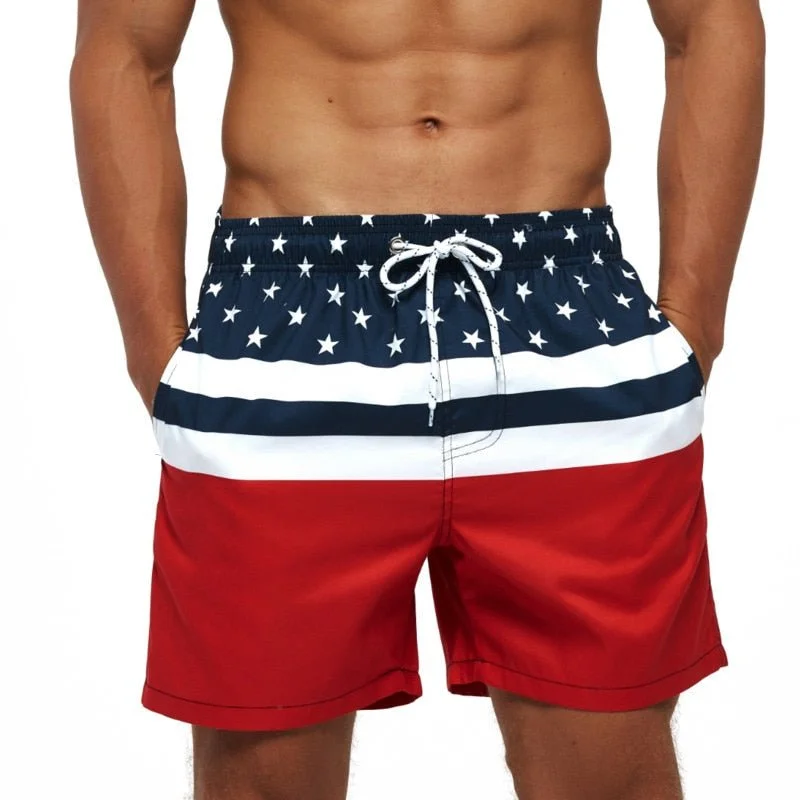 Patriotic Board Shorts