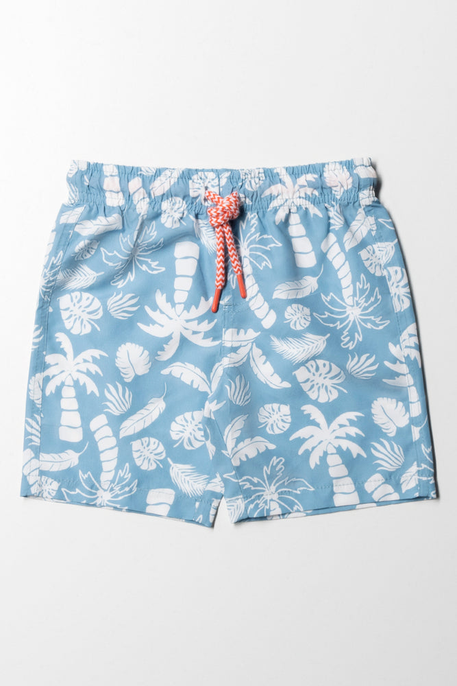 Swim Shorts Aop Light Blue