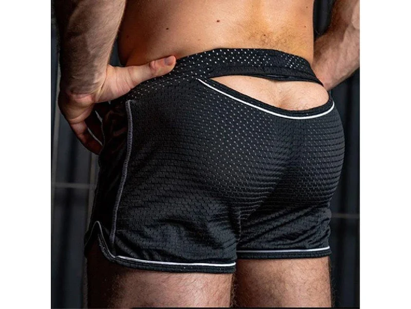 Gay Gym Shorts | GITF Activewear Mesh Open Butt Gym Shorts