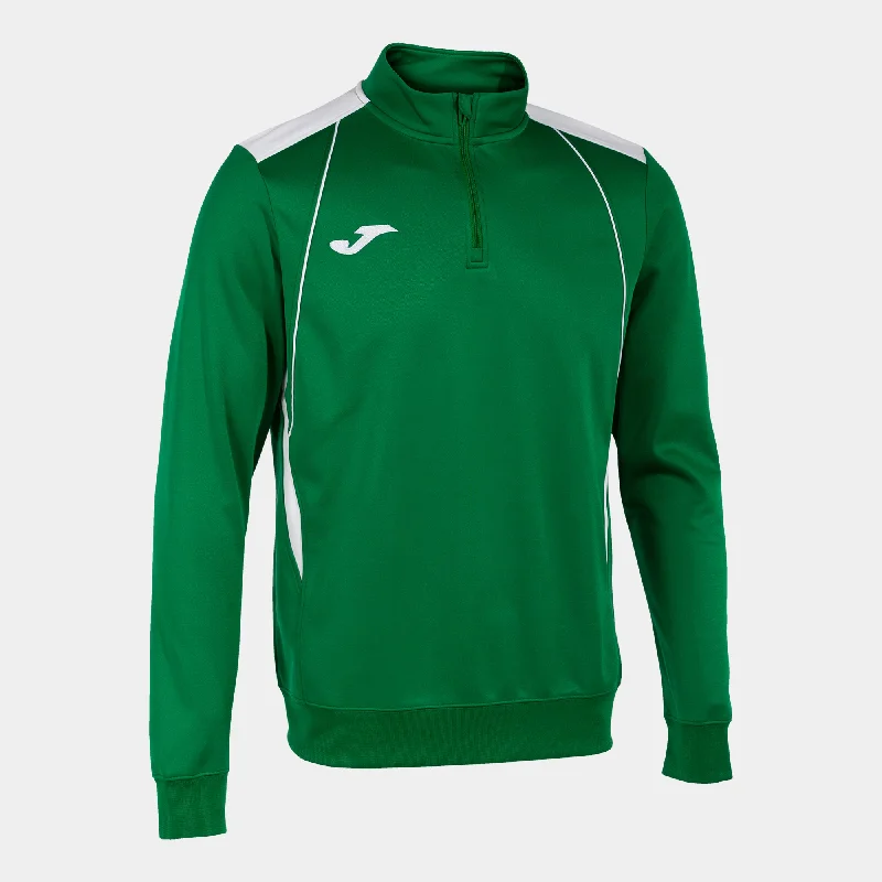 Joma Championship VII 1/2 Zip Sweatshirt (Green Medium/White)