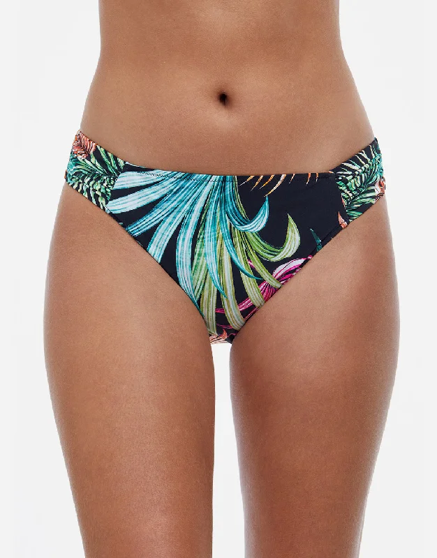 Profile Tropico Ruched Bikini Pant - Black