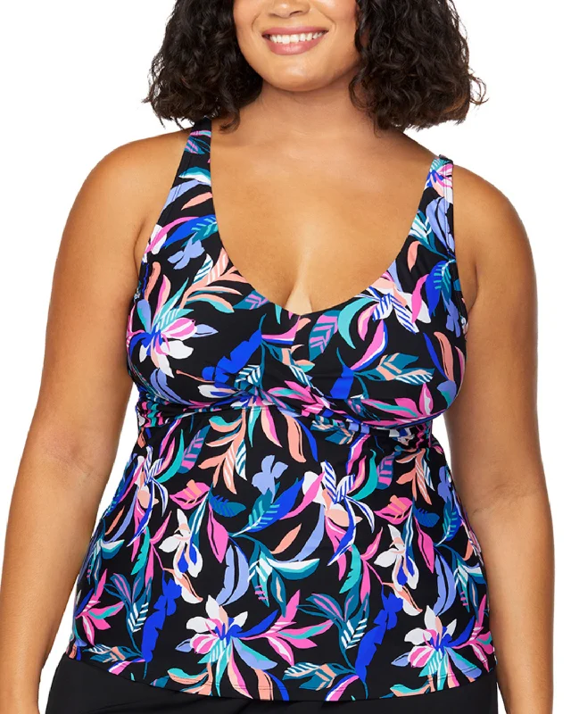 2025 Leilani Plus Mykonos Magic Monterey Underwire Tankini Top - N850633