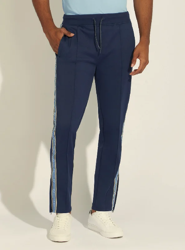 Eco Silk Blue Darrel Active Trackpants