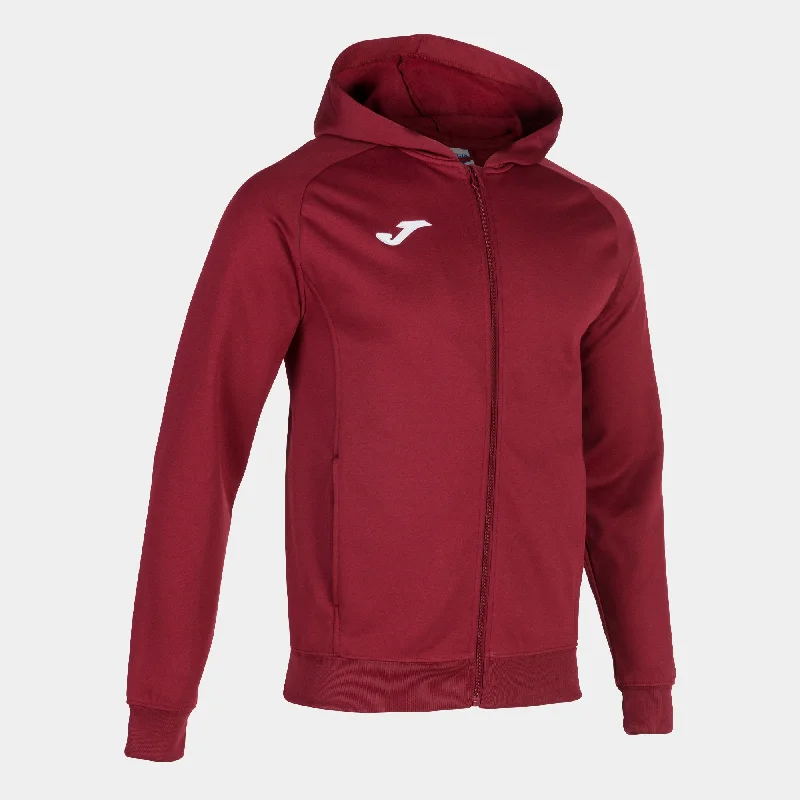 Joma Menfis Hoodie Jacket (Burgundy)