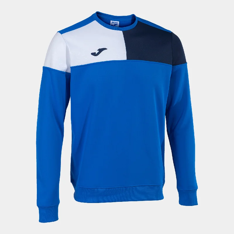 Joma Crew V Sweatshirt (Royal/Dark Navy/White)