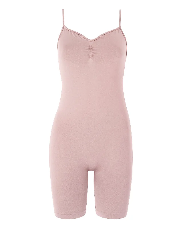 SPIRITED Shorts Unitard | Blush