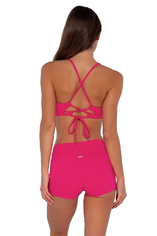 Sunsets Begonia Sandbar Rib Kinsley Swim Short