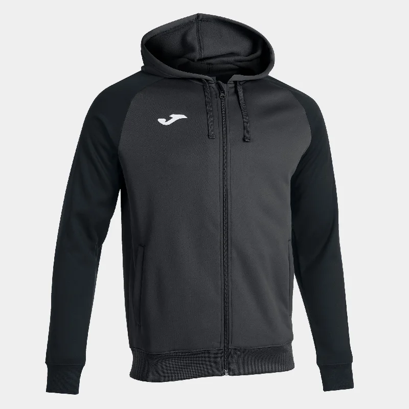 Joma Academy IV Hoodie Jacket (Anthracite/Black)