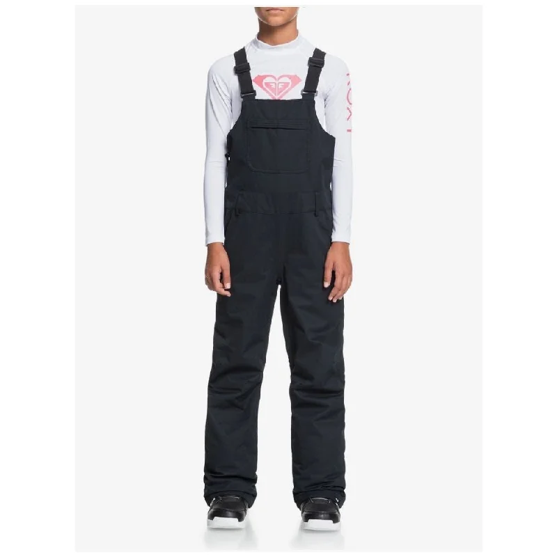 Roxy Non Stop Girls Bib Pant - True Black