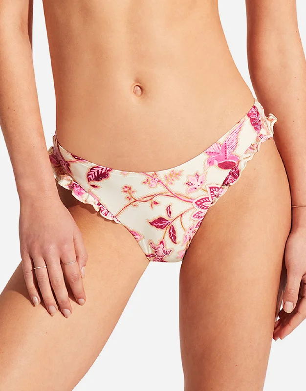 Silk Road High Cut Rio Bikini Pant - Pink