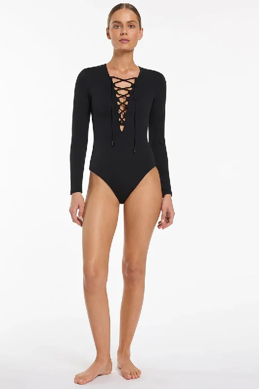 Joali Tie Front Plunge Surfsuit