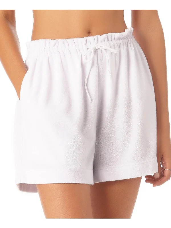 Womens Terry Cloth Shorts Cover-Up