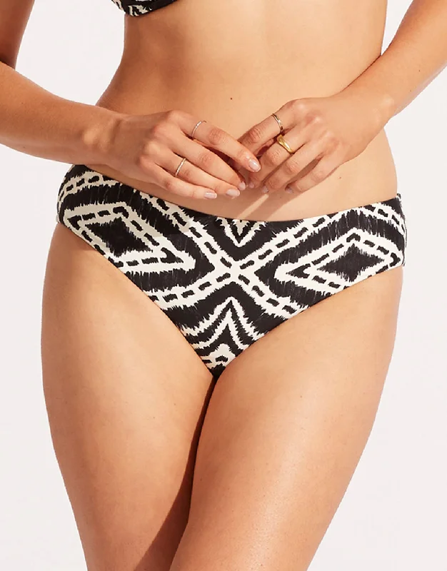 Zanzibar Retro Bikini Pant - Black