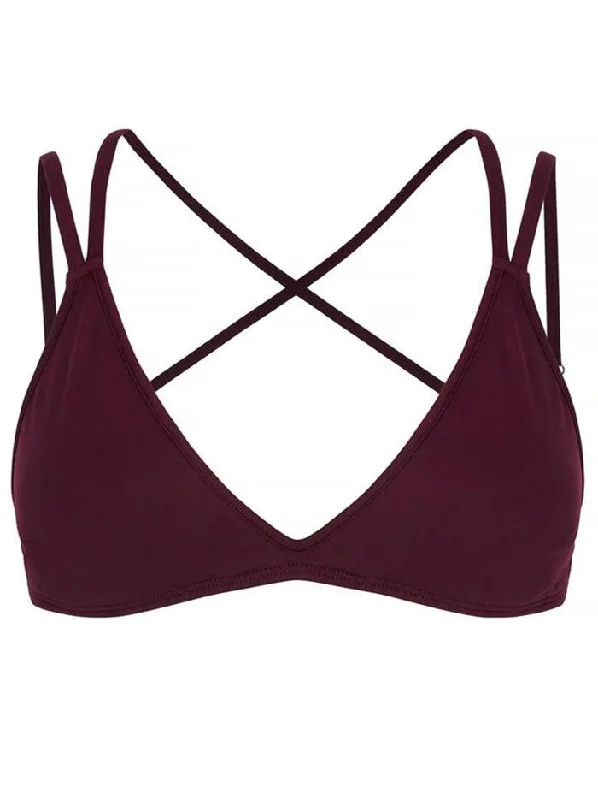 PATMOS Bikini Top | Wine