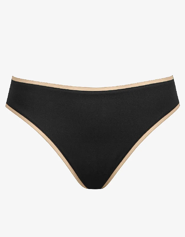 Pura Bikini Pant - Black Camel