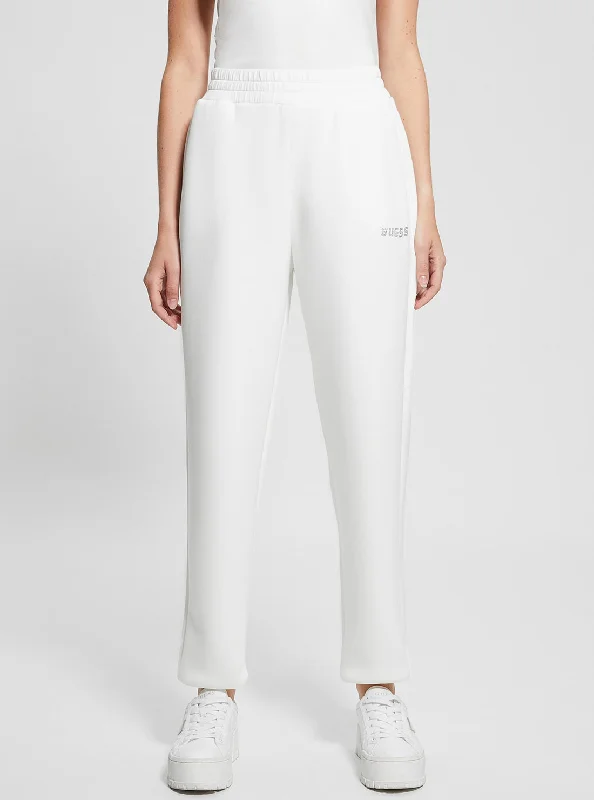 White Cecilia Scuba Pants