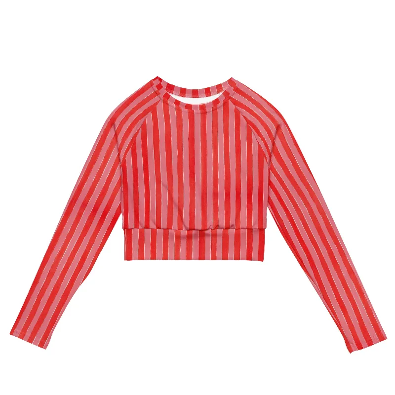 ♻️ Stripes Recycled short rash guard