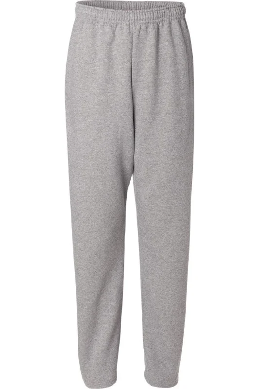 JERZEES NuBlend Open Bottom Sweatpants with Pockets