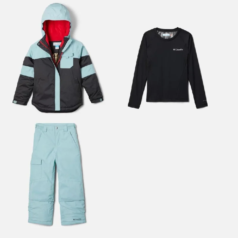 Columbia Girls Ski Jacket, Pants & Thermal Bundle