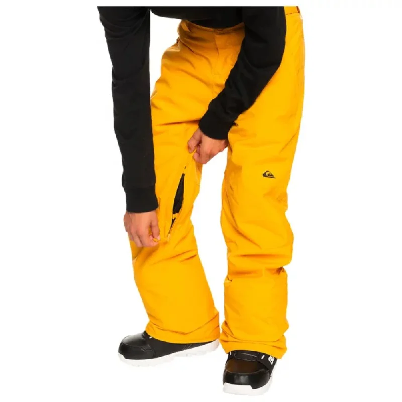 Quiksilver Estate Boys Ski Pants - Mineral Yellow