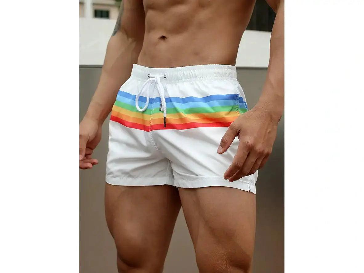 Gay Gym Shorts | Pride Rainbow Gym Shorts