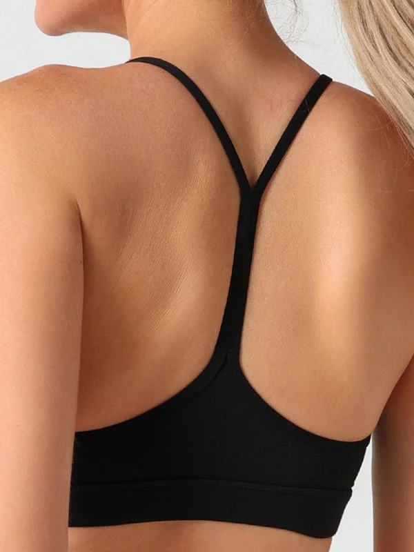 ZASUWA Female U Collar Backless Quick Dry Sports Bras