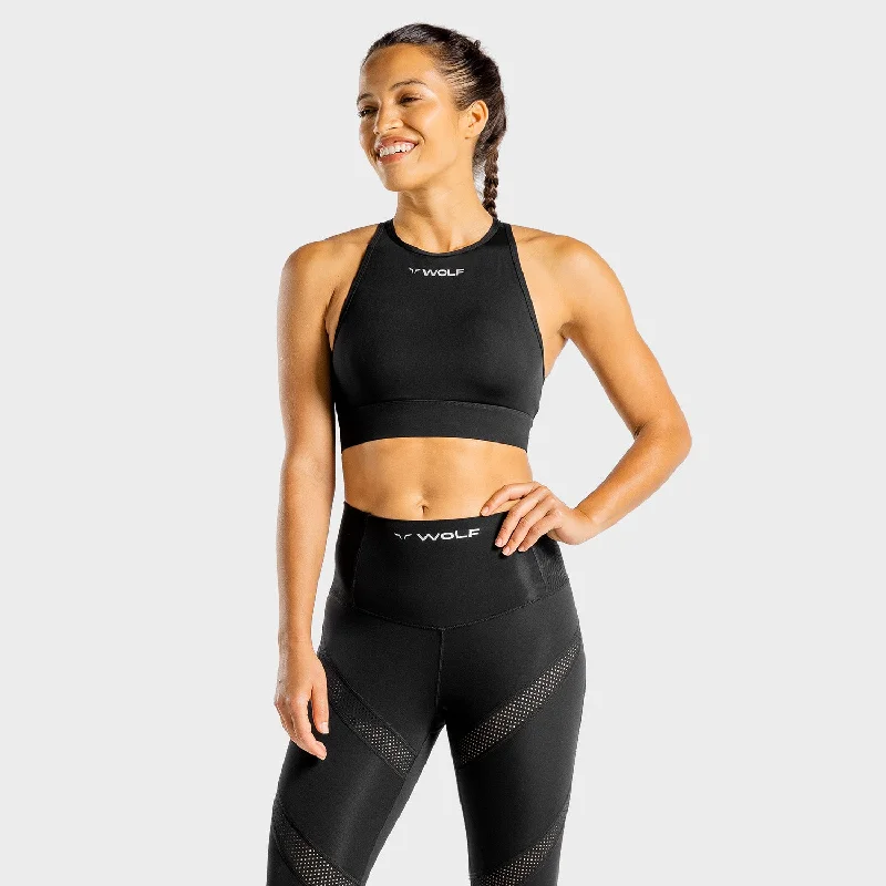 Wolf Sports Bra - Onyx