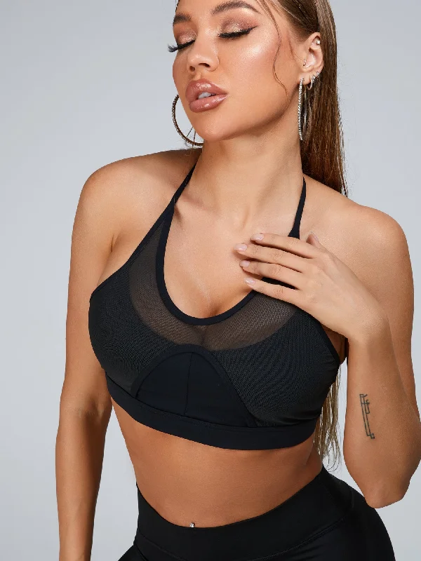 🖤ZASUWA Female Sexy Mesh Sports Bras