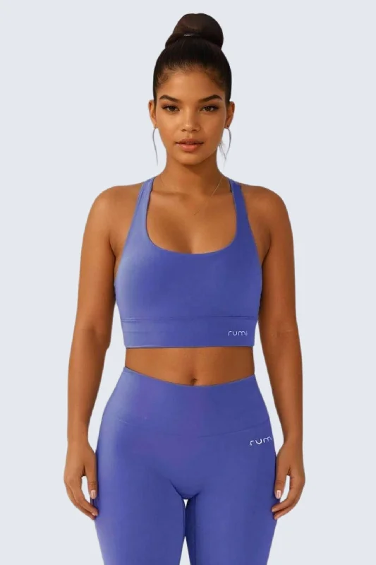 W SunSoft Stringy Crop Top Bra - Cobalt