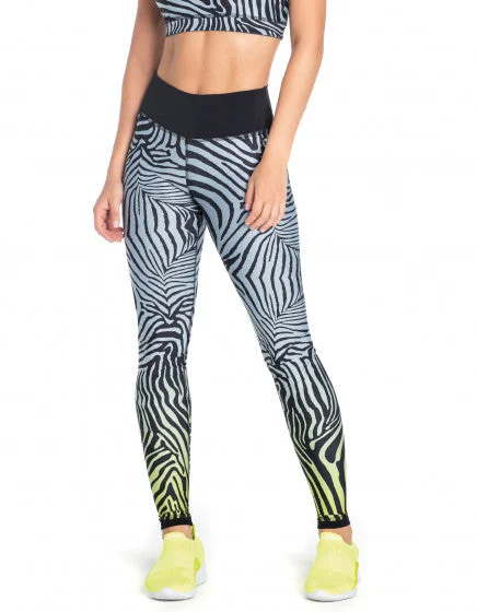 Zebra Neon Lightweight Print F/L Tights