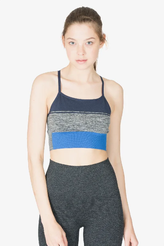 BLOCK SPORTS BRA - NAVY