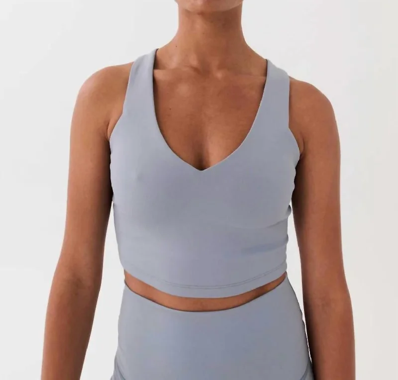 Full Count Sports Bra In Quarry