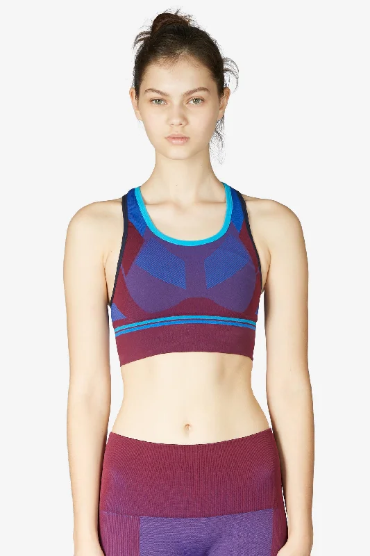 Hustle Sports Bra - Burgundy