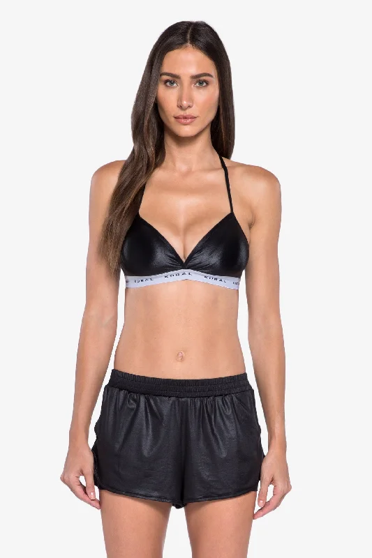 Maddox Sports Bra - Black/White