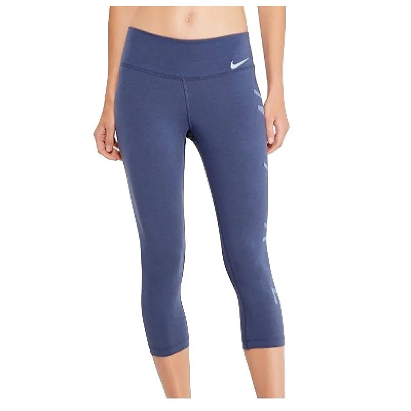 Nike Women's Dry Training Capri Legging Blue Size Extra Small - XS