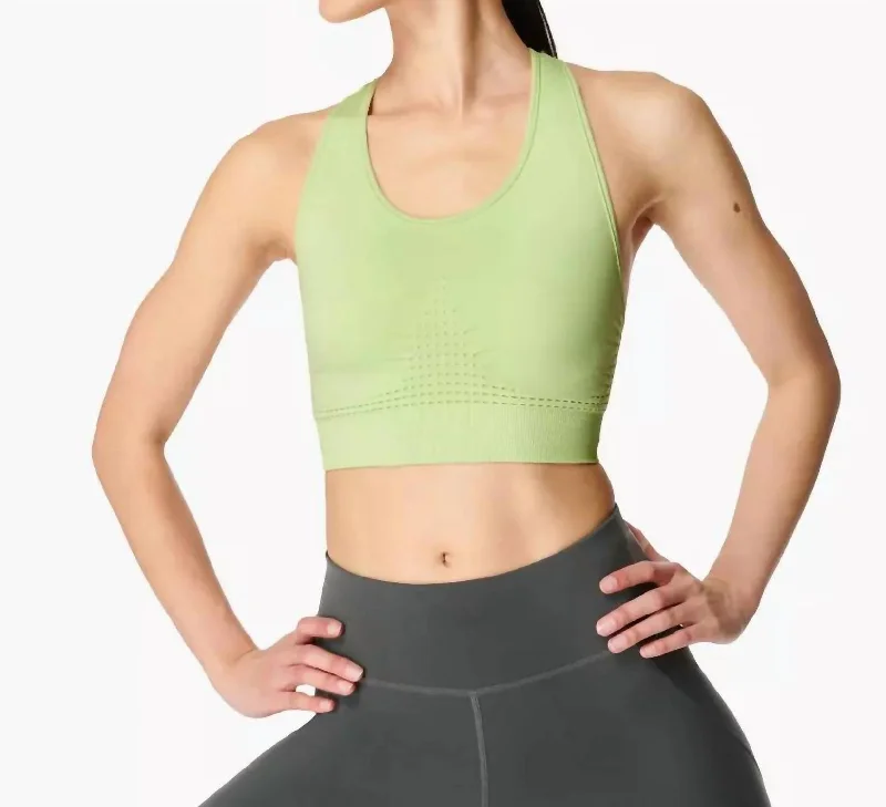 Stamina Sports Bra In Utopia Green